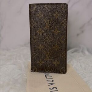LOUIS VUITTON Monogram Long Wallet Vintage